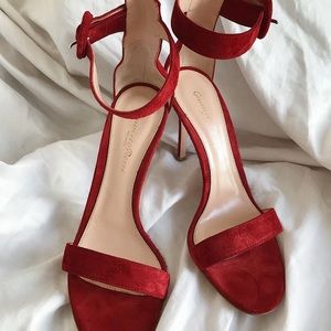 Red Gianvito Rossi heels